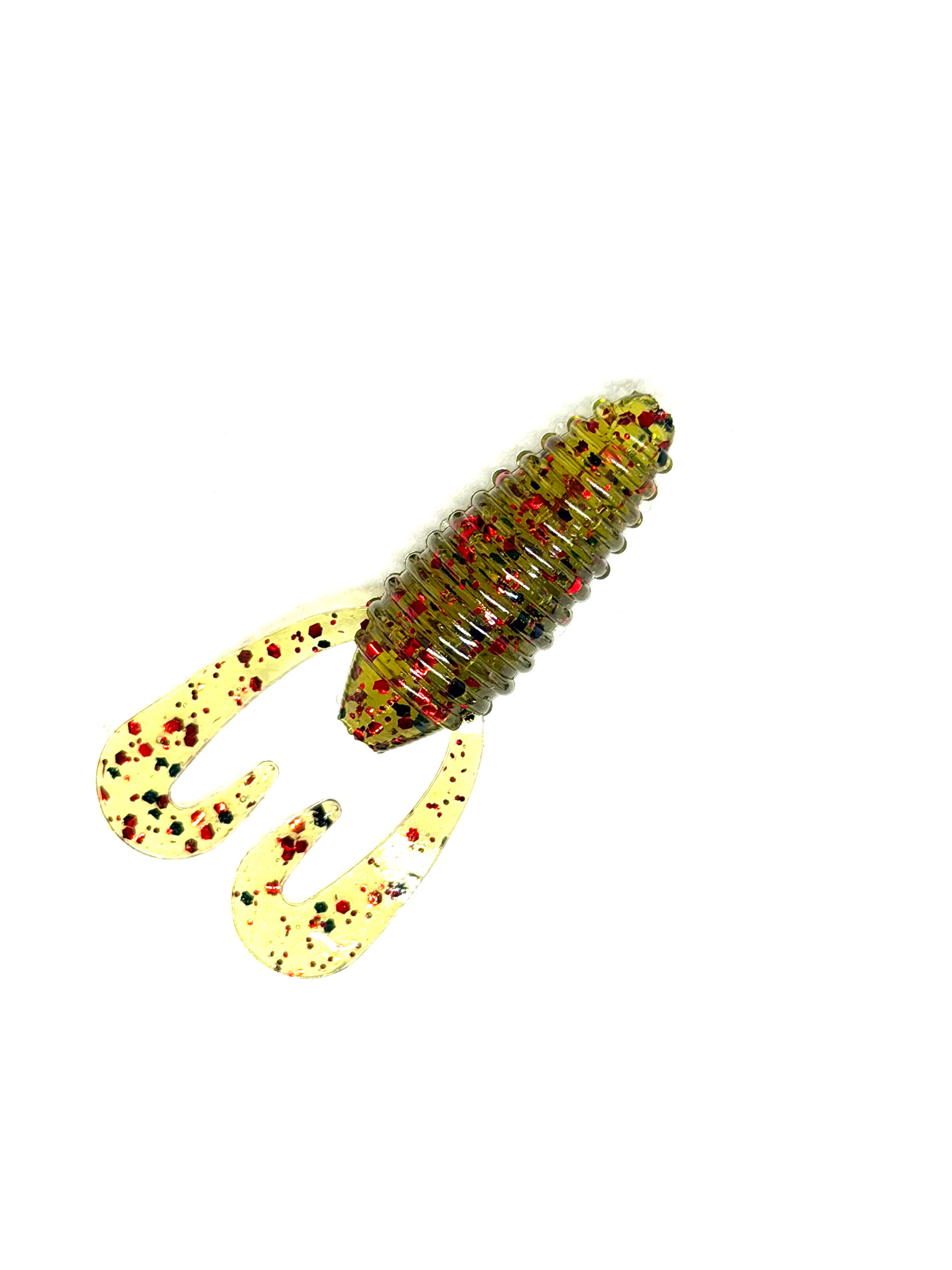 2” Grub - Watermelon Red