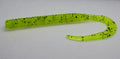 7” Ribbontail Worm - Chartreuse Pepper