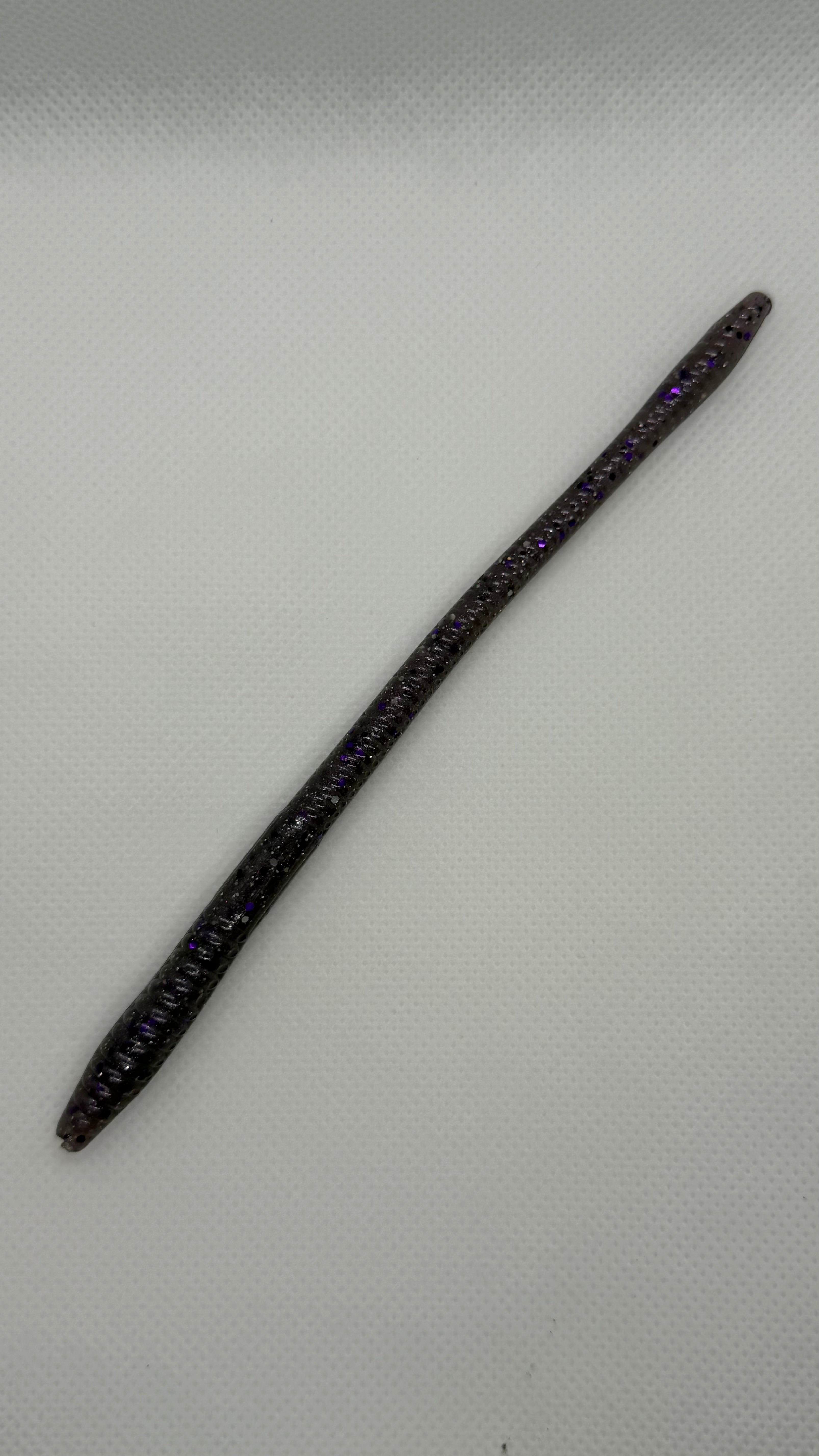 6” Finesse Worm - Smoke Purple