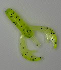 2” Craw - Chartreuse Pepper