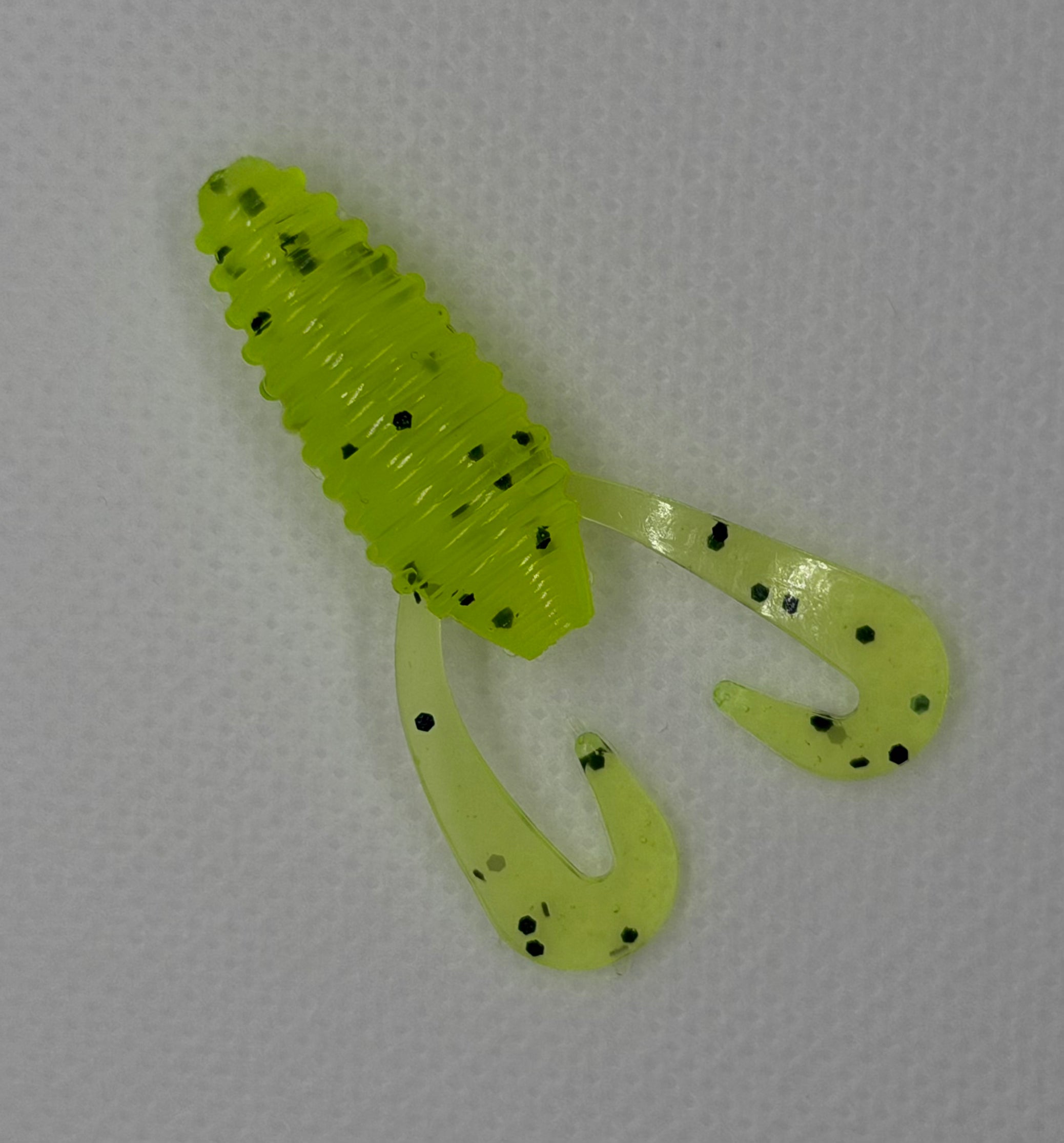 2” Grub - Chartreuse Pepper
