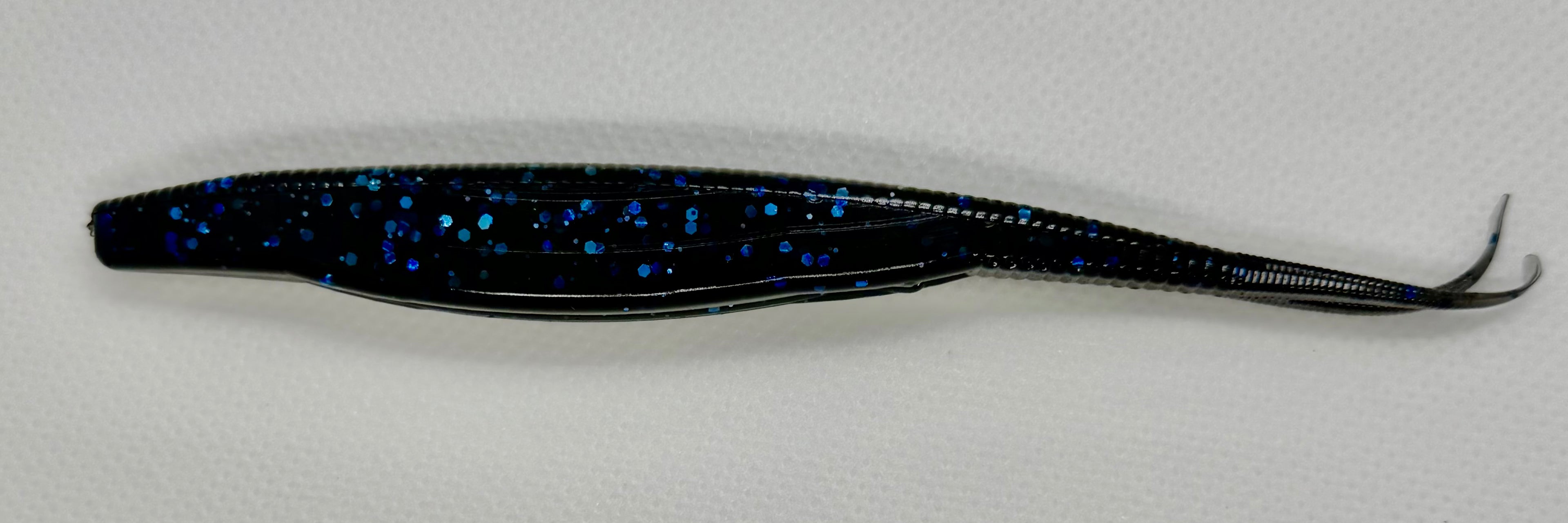 5” Jerk Bait - Black w/Blue Flake
