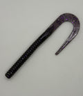 7” Ribbontail Worm - SmokebPurple