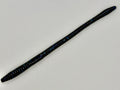 6” Finesse Worm - Black w/Blue Flake