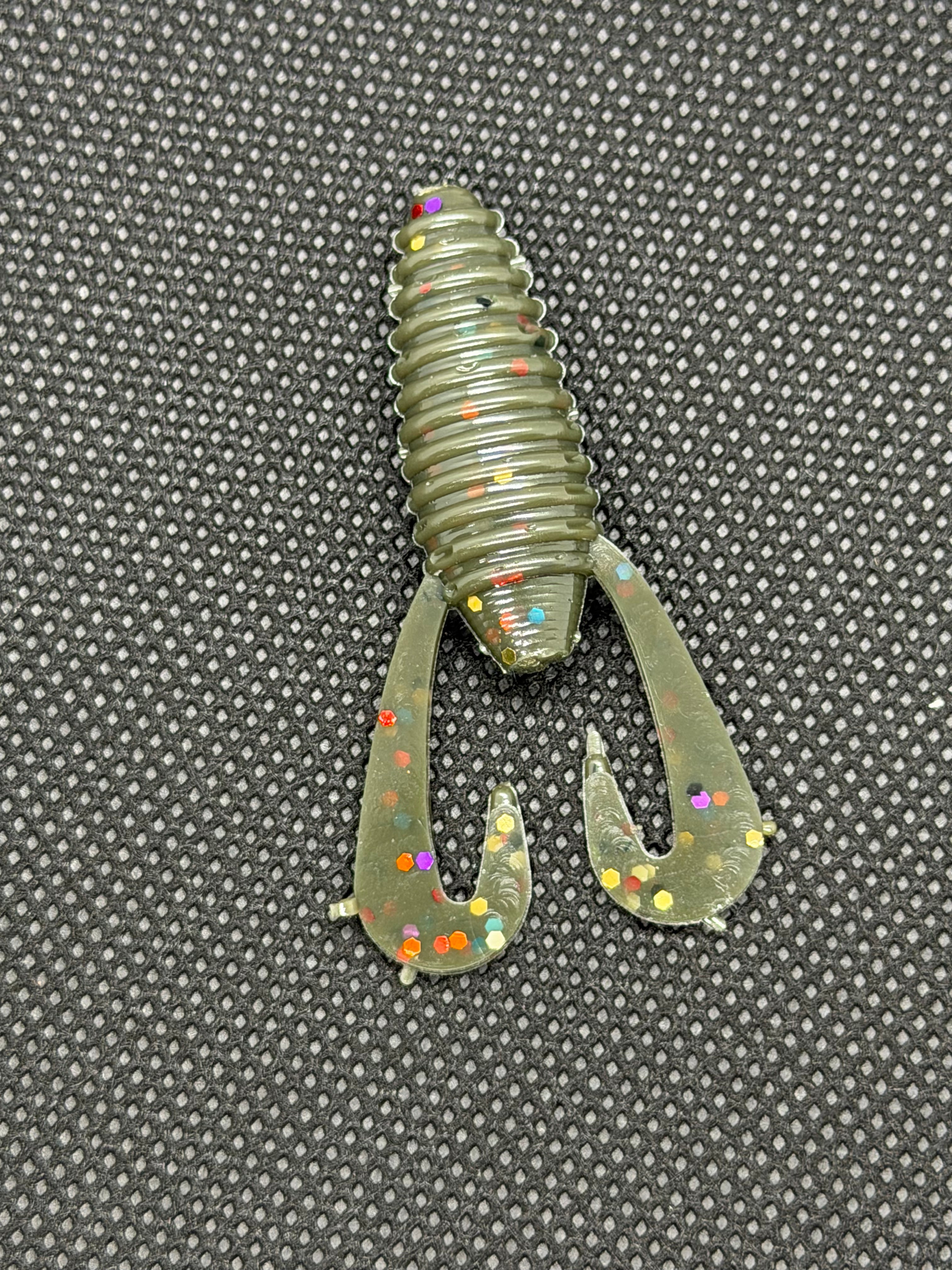 2” Grub - Green Pumpkin Candy