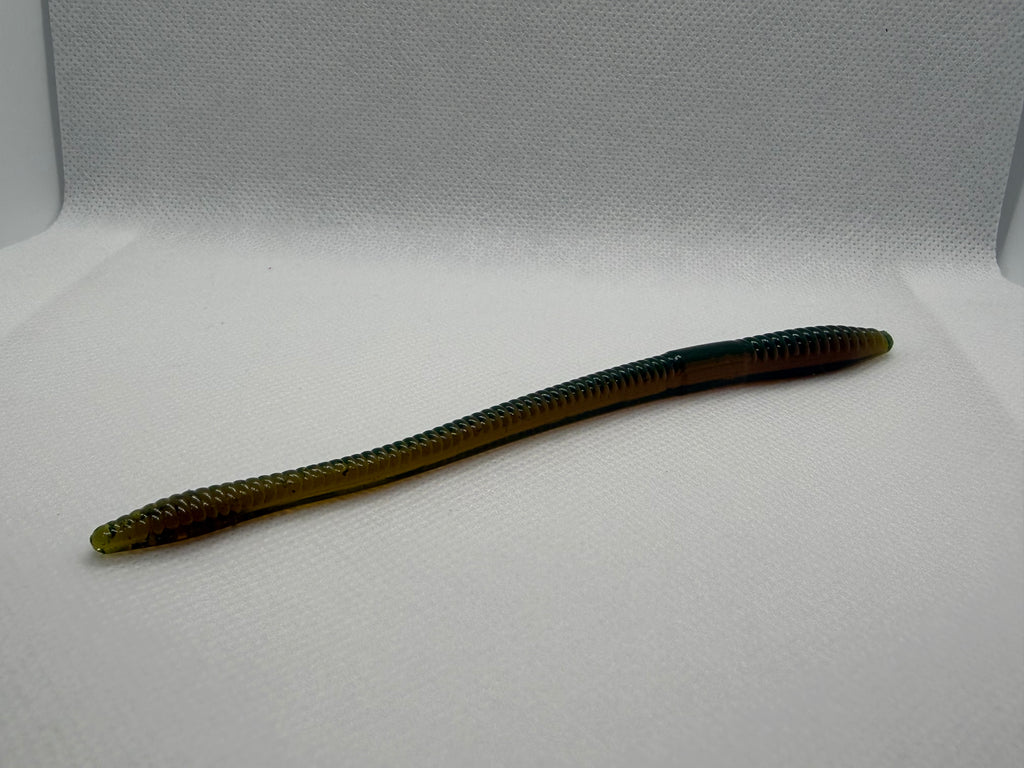 6” Finesse Worm - Motor Oil