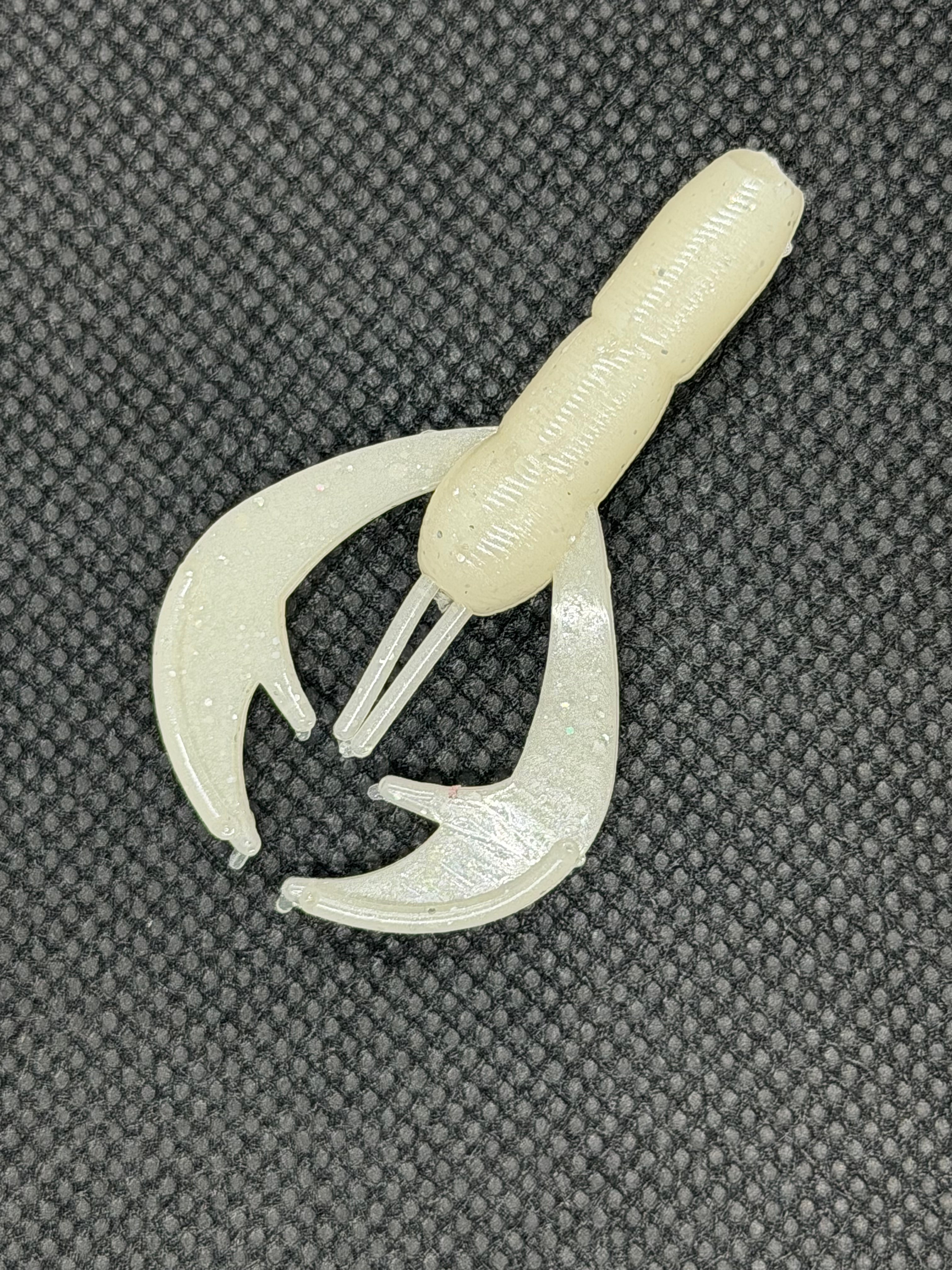 2” Craw - Pearl White