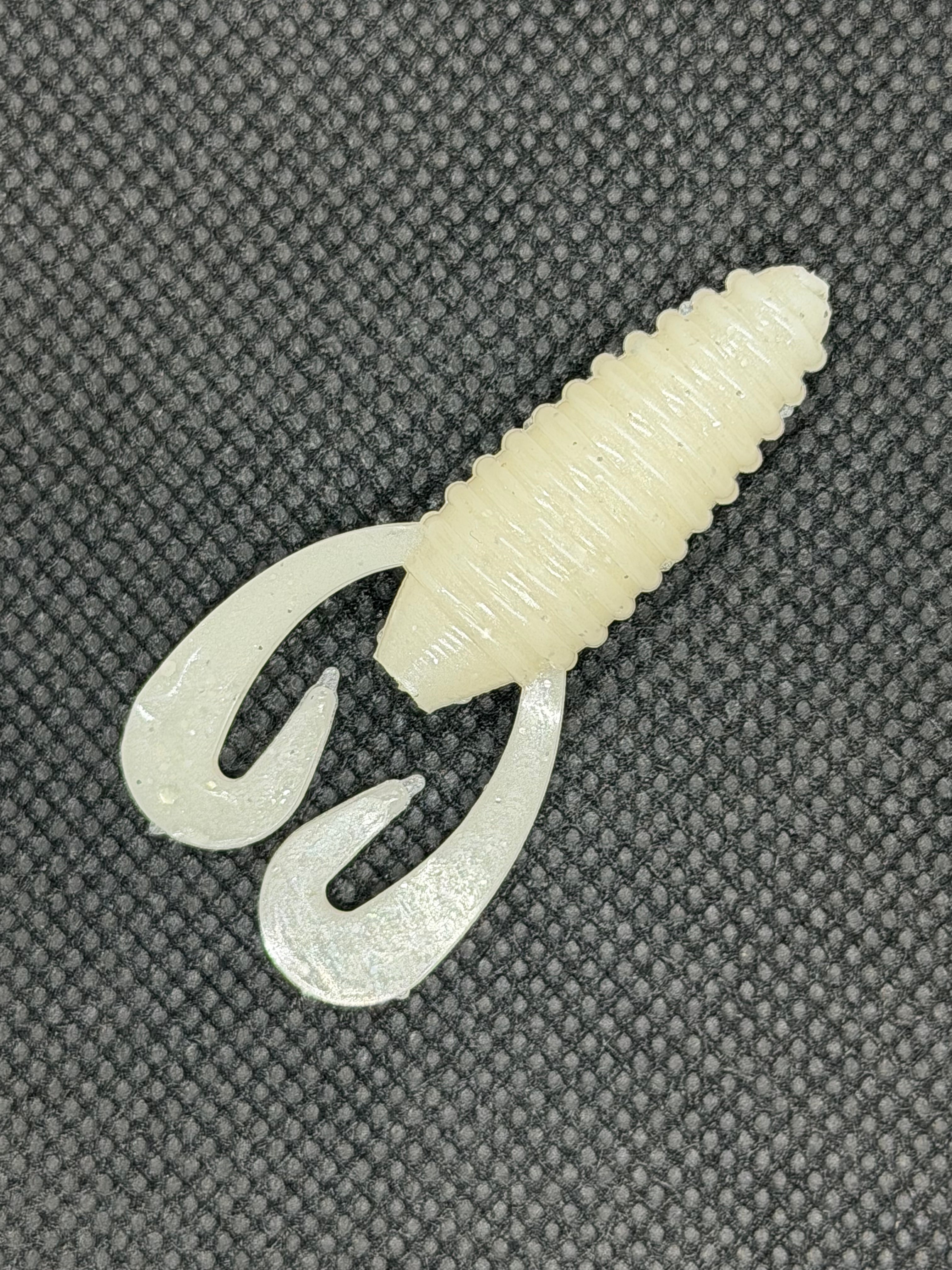 2” Grub - Pearl White