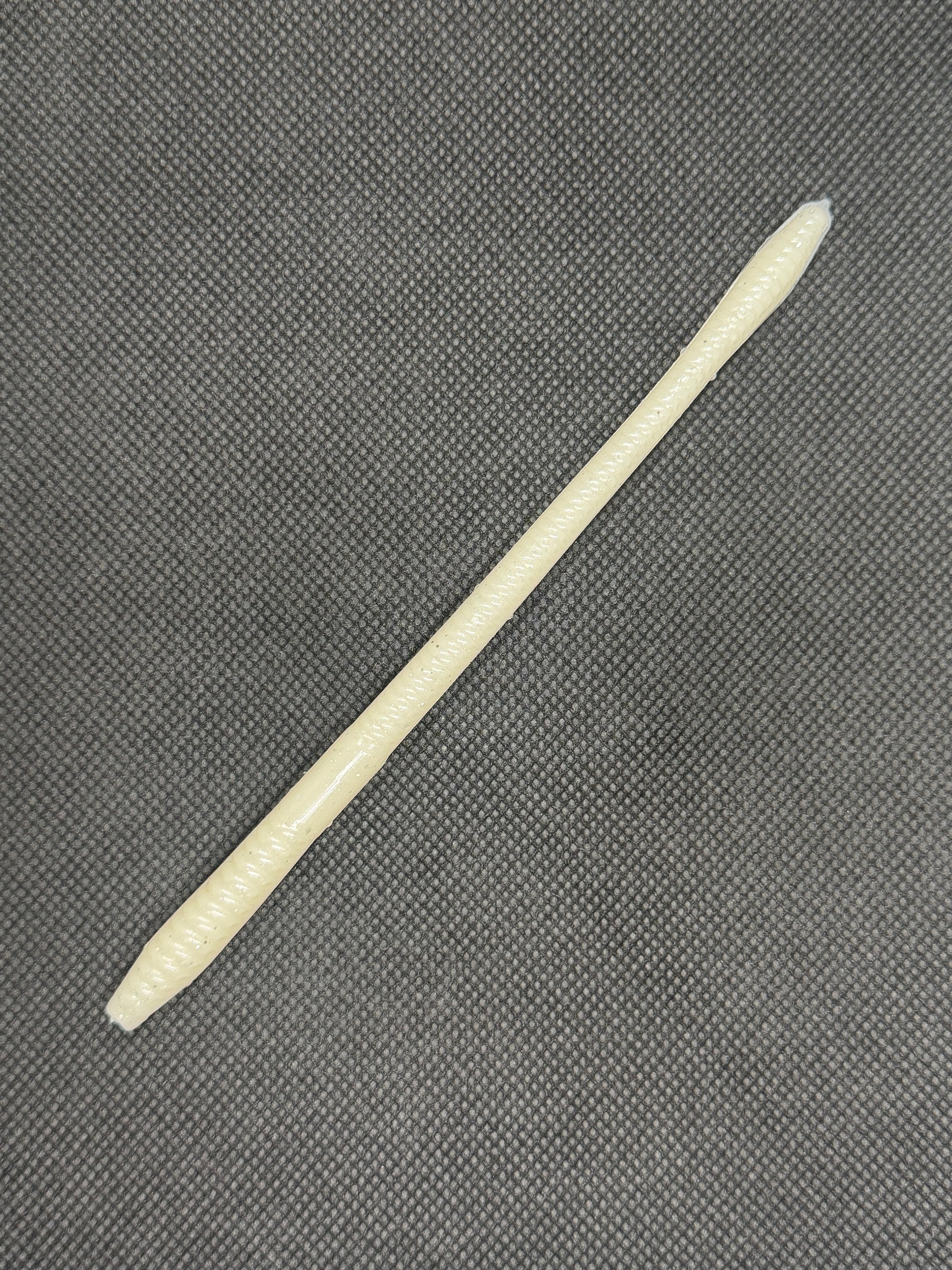6” Finesse Worm - Pearl White